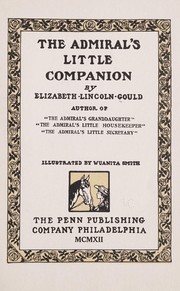 Cover of: The admiral's little companion