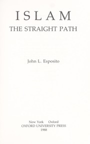 Cover of: Islam: The Straight Path (Oxford Paperbacks)