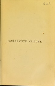 Cover of: Notes on comparative anatomy: a syllabus of a course of lectures delivered at St. Thomas's Hospital
