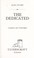 Cover of: The Dedicated