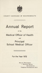 Cover of: [Report 1972]