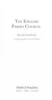 Cover of: The English parish church