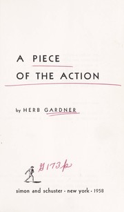 Cover of: A piece of the action.