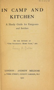 Cover of: In camp and kitchen by Lucy H. Yates