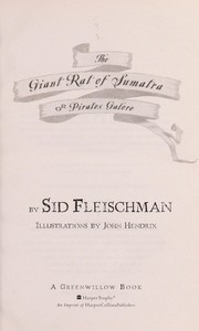 Cover of: The giant rat of Sumatra : or, Pirates galore by 