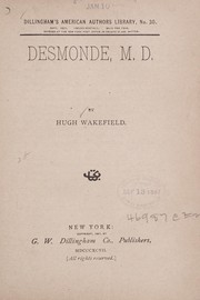 Cover of: Desmonde, M.D.