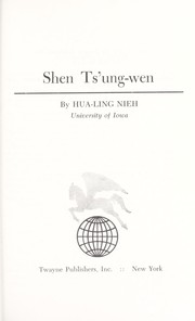 Cover of: Shen Tsʻung-wen