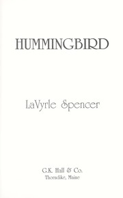 Cover of: Hummingbird by LaVyrle Spencer, LaVyrle Spencer