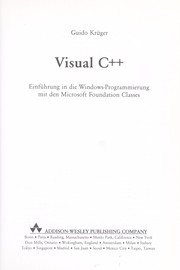 Cover of: Visual C++ by Guido Krüger