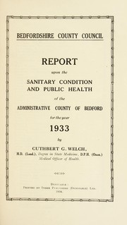 Cover of: [Report 1933]