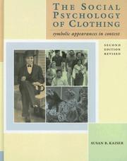 Cover of: The social psychology of clothing: symbolic appearances in context
