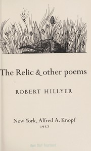Cover of: The relic & other poems. | Robert Hillyer
