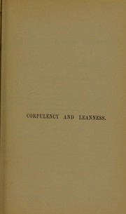 Cover of: Handbook of dining: or corpulency and leanness scientifically considered