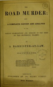 Cover of: The Road murder by Barrister-at-Law