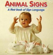 Cover of: Animal signs: a first book of sign language