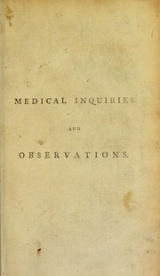 Cover of: Medical inquiries & observations by Benjamin Rush