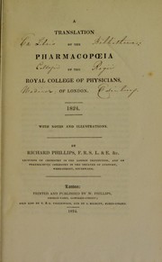 Cover of: The pharmacopoeia of the Royal College of Physicians of London [1836]