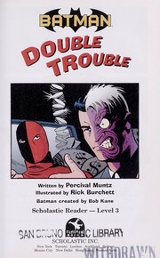 Cover of: Batman: Double Trouble