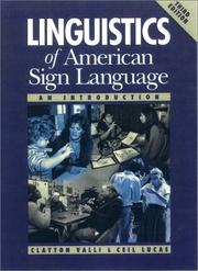 Cover of: Linguistics of American Sign Language Text, 3rd Edition by Clayton Valli, Ceil Lucas
