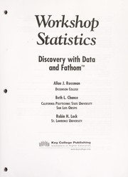 Cover of: Workshop statistics by Allan J. Rossman