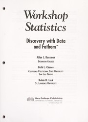 Cover of: Workshop statistics: discovery with data and Fathom