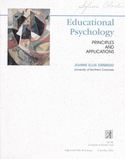 Cover of: Educational psychology: principles and applications