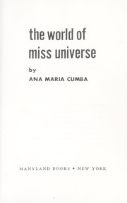 Cover of: The world of Miss Universe