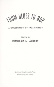 Cover of: From blues to bop : a collection of jazz fiction by 