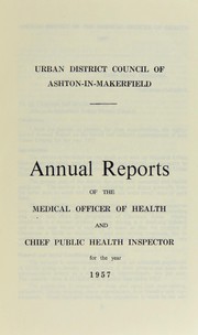 Cover of: [Report 1957] by Ashton-in-Makerfield (England). Urban District Council. n  78087965, Ashton-in-Makerfield (England). Urban District Council. n  78087965