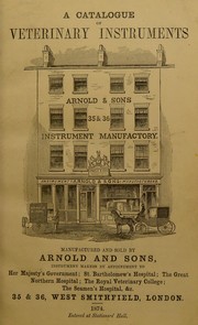 Catalogue of veterinary instruments manufactured by Arnold and Sons by Arnold & Sons