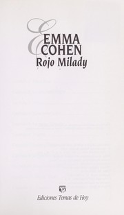 Cover of: Rojo milady