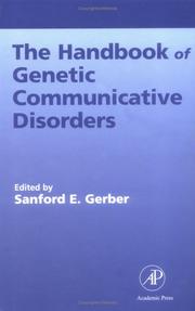 Cover of: The handbook of genetic communicative disorders