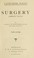Cover of: Surgery