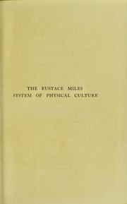 Cover of: The Eustace Miles system of physical culture by Eustace Miles