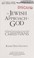 Cover of: The Jewish approach to God