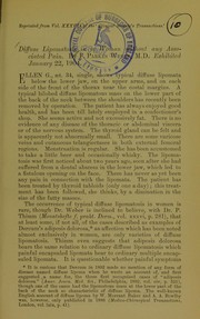 Diffuse lipomatosis in a woman without any associated pain ; Diffuse lipomatosis in a man with slight general wasting by Frederick Parkes Weber