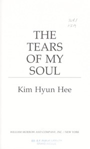 The tears of my soul by Hyŏn-hŭi Kim