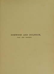 Norwood & Dulwich by Allan Maxey Galer