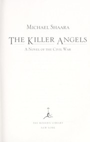 Cover of: The killer angels : a novel of the Civil War by 