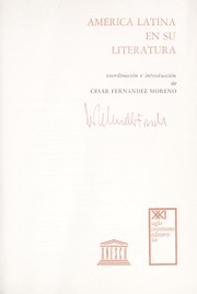 Cover of: América Latina en su literatura. by César Fernández Moreno