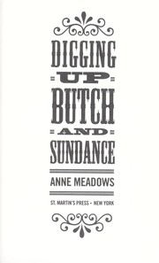 Cover of: Digging up Butch and Sundance