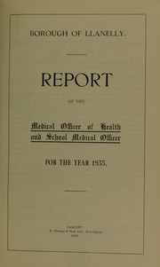 Cover of: [Report 1935]