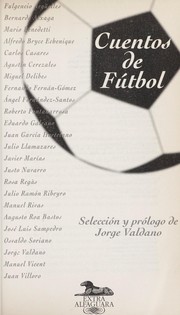 Cuentos de fu tbol by Fulgencio Argüelles, Jorge Valdano