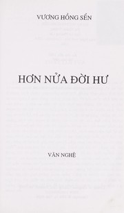 Cover of: Hơn nyua đxoi hư by Hsong Sten Vương