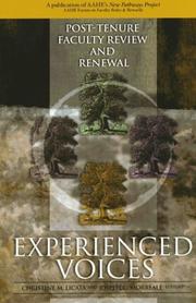 Cover of: Post-tenure faculty review and renewal: experienced voices