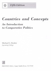 Cover of: Countries and concepts by Michael Roskin