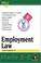 Cover of: Employment Law (Made E-Z Guides)