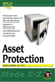 Cover of: Asset Protection (Made E-Z Guides)