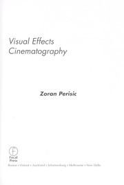 Cover of: Visual effects cinematography by Zoran Perisic