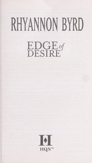 Cover of: Edge of desire by Rhyannon Byrd